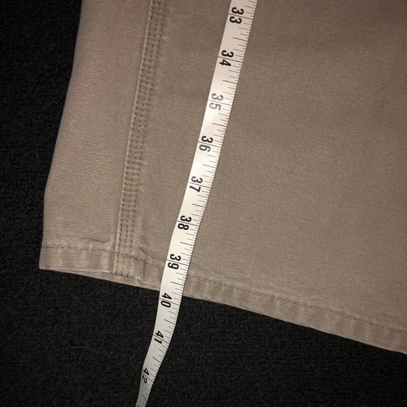 Carhartt. B11 DES. 36x30. Original Dungaree Fit. Tan color pants. - Picture 3 of 14